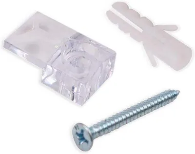 Zdjęcie produktu dla Zestaw 20 sztuk plastikowych uchwytów do lusterek z śrubami