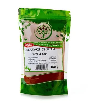 Zdjęcie produktu dla Papryka słodka mielona Asta 150g