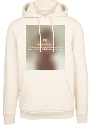 Produktbild von Mister Tee - "Sensitive Content" Kapuzenpullover für Herren TN1998 (M) (Sand)