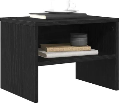 Obrázek produktu pro vidaXL Noční stolek 2 ks černý dubový vzhled 40 x 40 x 30 cm