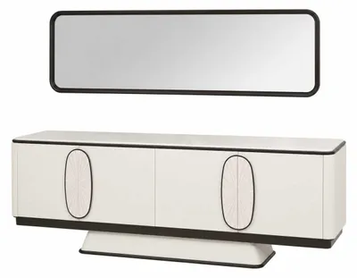 Produktbild von Sideboard mit Spiegel Schrank Anrichte Stauraummöbel Kommodenschrank Buffet