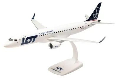 Produktbild von Herpa Snapfit 613989 - 1/100 LOT Polish Airlines Embraer E195 - SP-LND - Neu