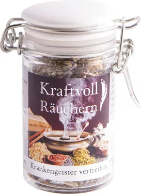 Produktbild von Krankengeister vertreiben - Kraftvolles Räuchern - Räuchermischung 60ml