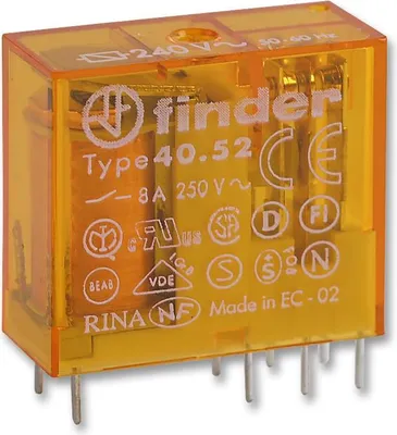 Produktbild von Finder Steck-/Printrelais 40.52.8.230.0000 2W 8A 230VAC