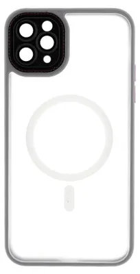 Produktbild von Elite iPhone kompatibel mit MagSafe Hülle mit Kameraschutz kompatibel mit iPhone 15 Pro Grau