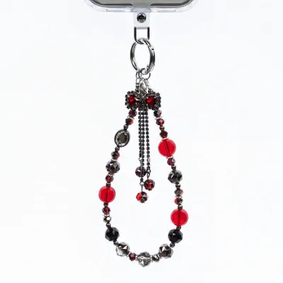 Zdjęcie produktu dla Smycz do Telefonu Zawieszka na Nadgarstek Crong Phone Charm Red Bow