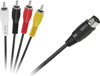 Image de KPO2796-1.8 Câble DIN-4 x RCA 1,8m