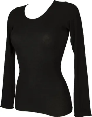 Immagine prodotto di Camiciola donna RAGNO manica lunga giro cachemirette calda leggera con cachemire articolo DC18A9, 6 - SESTA, Modal 88%,Spandex 2%,Cashmere 10%