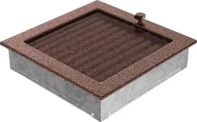 Obrázok produktu pre Odvzdušňovací kryt 22x22 meď s žalúziami
