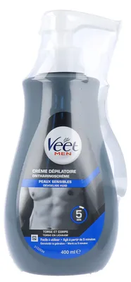 Productafbeelding van Veet Men Ontharingscrème Pomp (400 ml)