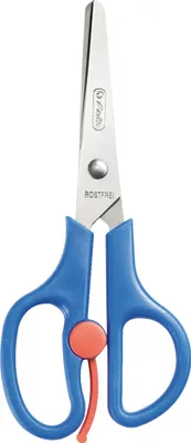 Produktbild von Herlitz Bastelschere / 13cm / rund / Farbe: blau