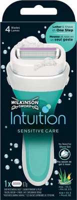 Zdjęcie produktu dla Golarka Wilkinson Intuition Sensitive Care + 1 wkład wymienny