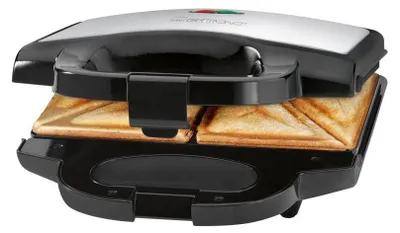 Image de Appareil à sandwichs Clatronic ST 3778 750 W Noir. Acier inoxydable