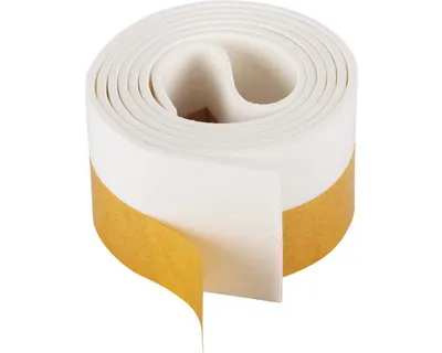 Produktbild von fix-o-moll Türdichtung SOFT BASIC selbstklebend weiß 1 m x 38 mm