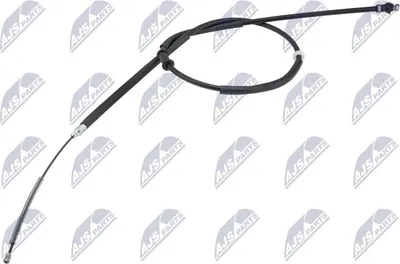 Produktbild von NTY Handbremsseil Seilzug Feststellbremse für FIAT QUBO (225) Hinten Rechts HLR-CT-024