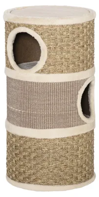 Produktbild von PawHut Kratztonne, Höhe 70 cm für katzen Katzenbaum Kletterbaum Sisal Plüsch