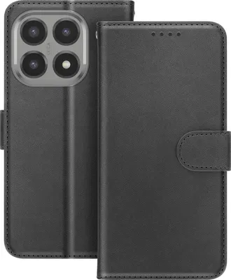 Image de Avizar, étui à rabat Xiaomi 15T en similicuir avec compartiment pour carte et support, noir
