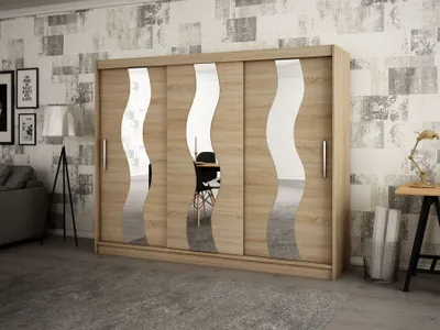 Produktbild von MINIO Kleiderschränk 250 cm SEWILLA Sonoma Eiche
