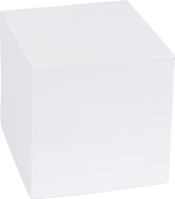 Produktbild von Ersatzeinlage für Zettelklotz 9x9x9cm weiß 700 Blatt Packung mit 12 Stück