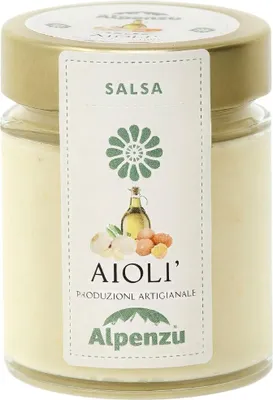Produktbild von Salsa Aioli’, Cremige Knoblauch-Sauce, 125g, Alpenzu