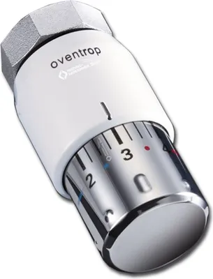 Produktbild von Oventrop Thermostat Uni SH weiß/verchromt 1012065