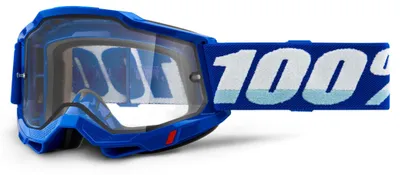 Zdjęcie produktu dla ACCURI 2, gogle motocyklowe 100% Enduro, niebieskie, z przezroczystymi podwójnymi szybami