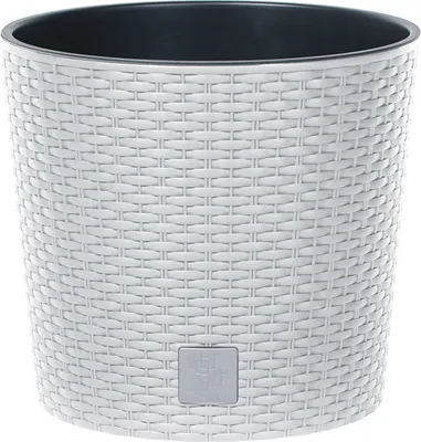 Produktbild von Doniczka RATO ROUND z wkładem 20 cm - kolor: biały