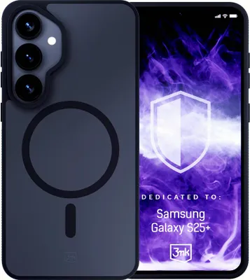 Produktbild von 3mk Smoke MagCase für Samsung Galaxy S25+ - Schwarz
