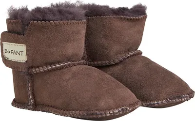 Immagine prodotto di En Fant - Stivaletto con fodera in pelle di pecora per bambini - Marrone