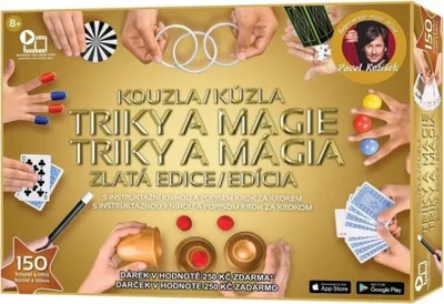 Zdjęcie produktu dla Magiczne sztuczki i magia - złota edycja 150 sztuczek