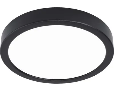 Produktbild von Eglo LED Deckenleuchte Aufbaupanel Fueva 5 Schwarz Ø21cm 16,5W 2000lm Neutralweiß 4000K