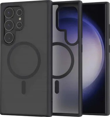 Obrázek produktu pro Magnetické pouzdro pro MagSafe SPACECASE Hybrid Mag pro Galaxy S24 Ultra Černá