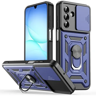Zdjęcie produktu dla Techsuit etui z przesuwaną Samsung Galaxy A17 5G A17 4G - niebieskie