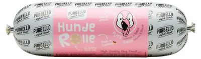 Produktbild von PURBELLO Hunde-Rolle Pute mit Brokkoli & Kartoffeln - Monoprotein Hundefutter mit hohem Fleischanteil - Nassfutter für Hunde - Hundewurst Schnittfest & Getreidefrei - 8 x 800 g
