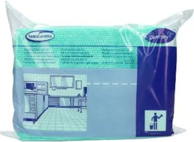 Produktbild von Suma Lavette Hygiene-Handtuch 6 x 25 Stück - 51 x 36 cm - Grün