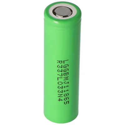 Produktbild von LG INR18650MJ1 3500mAh 3,6V - 3,7V Li-ion Akku, Abmessungen 65,1x18,3mm beachten, Flattop