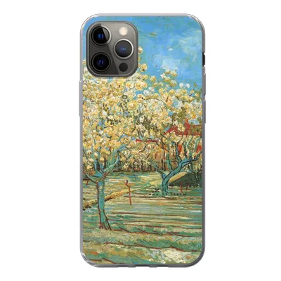 Produktbild von MuchoWow® Handyhülle Schutzhülle Hülle für iPhone 12 Pro Blühender Obstgarten - Vincent van Gogh Silikon Softcase Handy Hülle - Abdeckung