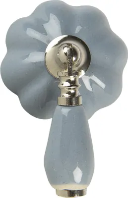 Image de Clayre & Eef Bouton de porte 4x8x6 cm Gris Céramique