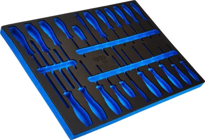 Produktbild von BGS 4014-5 3/3 Werkstattwageneinlage für Schraubendreher, leer
