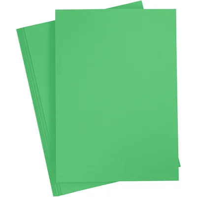 Produktbild von Karton, farbig, A4, Blatt 210x297 mm, 180 g, Grasgrün, 20 Bl./ 1 Pck