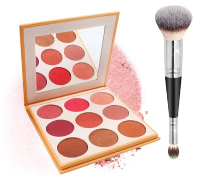 Obrázek produktu pro Sada 12 barevných paletek konturování a štětců na make-up