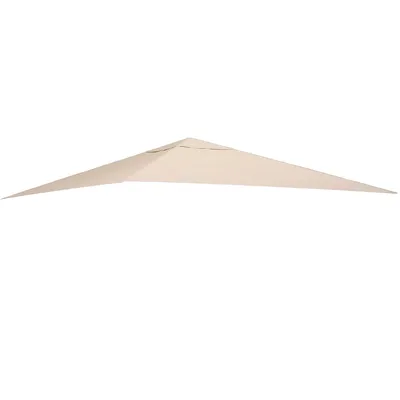 Produktbild von Ersatzdach für Pavillon Ersatzbezug Pavillondach Dach Ersatz Garten Beige