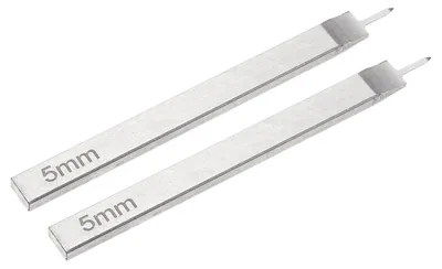 Image de Lochstanzer - 1 outil pour percer le cuir - 5 mm - 2 pièces - Blanc