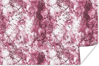 Produktbild von MuchoWow® Poster Marmor - Rosa - Luxus 60x40 cm - Schlafzimmerdekoration