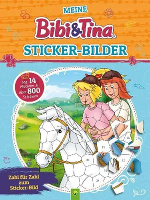 Produktbild von Meine Bibi & Tina Sticker-Bilder - Stickern nach Zahlen