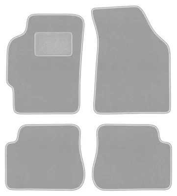 Productafbeelding van Velours automatten voor Kia Shuma 1997-2004 (sedan) – 4-delig, grijs, op maat – Wielganizator OSLO