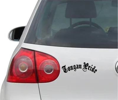 Produktbild von Aufkleber / Autoaufkleber - JDM - Die cut - Tongan Pride Decal Auto Laptop Fenster - Folie Sticker - schwarz - 149mmx45mm