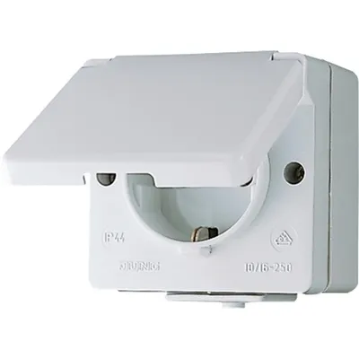 Image de JUNG 620 W Steckdose Typ F Weiß (620W)