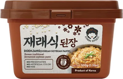 Produktbild von Ajumma Sojabohnenpaste Doenjang traditionell Koreanisch 500g