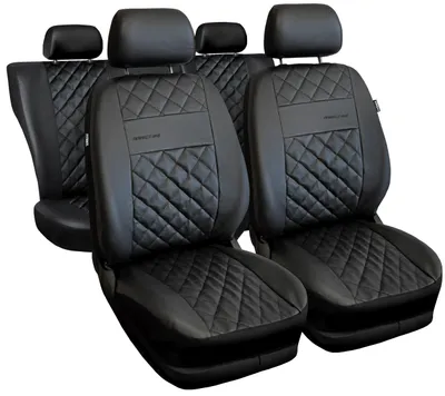 Produktbild von Auto Sitzbezüge PERFECT LINE Schwarz – Universal Schonbezüge Set